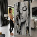 Duży obraz olejny Kobieta XXL 100x180 cm do salonu i na antresolę