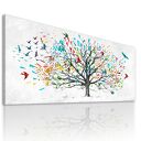Obraz drukowany na płótnie - Świat z papieru - Abstrakcyjne drzewo 147x60cm