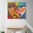 Szach -mat obraz akrylowy 80x80