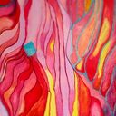 Duży obraz abstrakcja olej na płótnie 100 x 70 cm