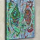 Amsterdamska rozmowa - obraz giclee na płótnie Canvas 4mara