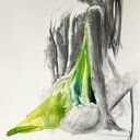 Green - obraz 100x70 cm w odcieniach zieleni