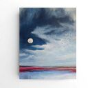 Pomiędzy nocą a świtem - obraz akrylowy 50x40 cm (pejzaż) na płótnie