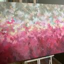 Abstrakcyjny obraz ręcznie malowany - Love Story II 80x120cm