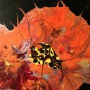 Grazia 2 - obraz akrylowy 25x25 cm z motywem pejzażu i natury