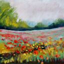 ŁĄKA-praca formatu 18/24 cm