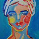 Olejny portret kobiety Carmenlotsu - limitowana edycja A4
