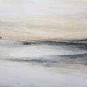 Śladami wiatru - nowoczesny obraz akrylowy 100x50 cm na płótnie