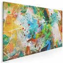 Obraz na płótnie - ABSTRAKCJA KOLORY - 120x80 cm (58101)