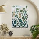 Obraz łąka kwietna - ręcznie malowany obraz - abstrakcja roślinna 30x40 cm Garden