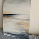 Pejzaż - ręcznie malowany obraz akrylowy na płótnie 70x50 cm