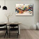 Kolorowy obraz abstrakcyjny na płótnie 120x80 cm do salonu