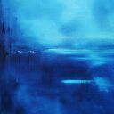 obraz olejny - Błękit paryski XV (oprawiony w ramę)