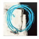 The Ring - abstrakcja na płótnie 80/80 cm, obraz ręcznie malowany akrylem