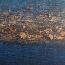 Dark skies 2 - ręcznie malowana abstrakcja 100x150 cm