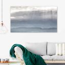 Obraz grafika na płótnie, 120x70, pejzaż, elegancki minimalizm, niebieski obraz, obraz do salonu