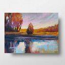 PEJZAŻ - praca formatu 18/24 cm