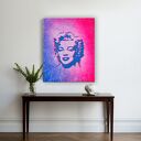 Marilyn Monroe Pop Art - obraz z efektem holo 40x50 cm ręcznie malowany