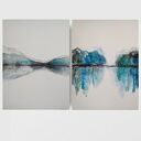 ABSTRAKCJE - dwie prace formatu 28,2/21 cm