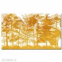 Obraz XXL DRZEWO 38 - 120x70cm design na płótnie złoty