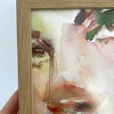 Jasper - oryginalna akwarela w ramce 13x18 cm, portret kobiety