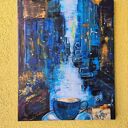 Obraz akrylowy pt. New York caffee, 40x50x2 cm, płótno