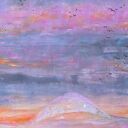 Ptaszarnia obraz akrylowy na plotnie, 70x50x1 cm