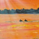 Obraz akrylowy na płótnie pt. PODLASKA PRZEPRAWA