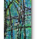 Obraz akrylowy na płótnie, 80x40x3cm, pt. Cahuita Kostaryka
