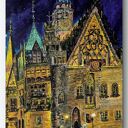 Obraz akrylowy na płótnie, Wrocław Rynek, 30x40x1cm