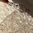 Małże, wycinanka z papieru, ręcznie wykonana