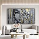 Obraz do salonu abstrakcja Kobieta 100x170 cm Duży obraz XXL