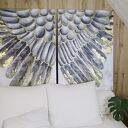WINGS dyptyk / Wielkoformatowy obraz XXL Ręcznie malowany Duży obraz100x140 cm