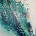 ŻRÓDŁO 70x90 cm ręcznie malowany obraz abstrakcyjny do domu