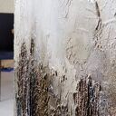 strukturalny ręcznie malowany abstrakcja obraz do salonu XXL 100x140 cm