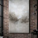 Duży obraz abstrakcja w neutralnych beżach i bieli XXL 150x90 cm