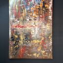 ETNA - ręcznie malowany obraz akrylowy 50x70 cm