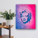 Marilyn Monroe - Pop Art, Efekt Holo nowoczesny obraz do sypialni i salonu 40x50 cm