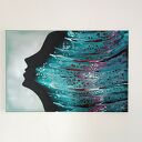 Queen of the Night 60x90 - ręcznie malowany obraz abstrakcyjny do salonu