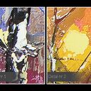 Obraz na płótnie Zimowy Las w kwadracie 80x80 cm