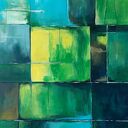 Abstrakcja - obraz akrylowy 100x70 cm (ręcznie malowany)