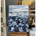 Lód i Ice 60x80 cm - obraz ręcznie malowany na płótnie (akryl)