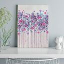 Obraz na płótnie Abstrakcja Smugi Kolory - w pionie 50x70 cm (86303)