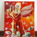 Muzyka to pocałunek dla duszy. Giclee