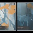 Obraz do salonu - ABSTRAKCYJNY LAS GAŁĘZIE DRZEW LIŚCIE - 70x50 cm (106001)