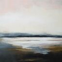 O świcie - pejzaż akrylowy na płótnie 60x80 cm