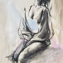 Błekitna - 100x70cm