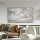 Strukturalny obraz boho XXL 150x90 cm - ręcznie malowany w jasnych tonach 
