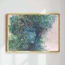 Duch lasu - oryginalna akwarela A3 (42x29,7 cm)