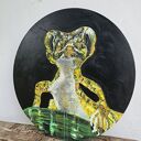 Obraz akrylowy „Szef na pokładzie” 50x50 - ręcznie malowany na płótnie